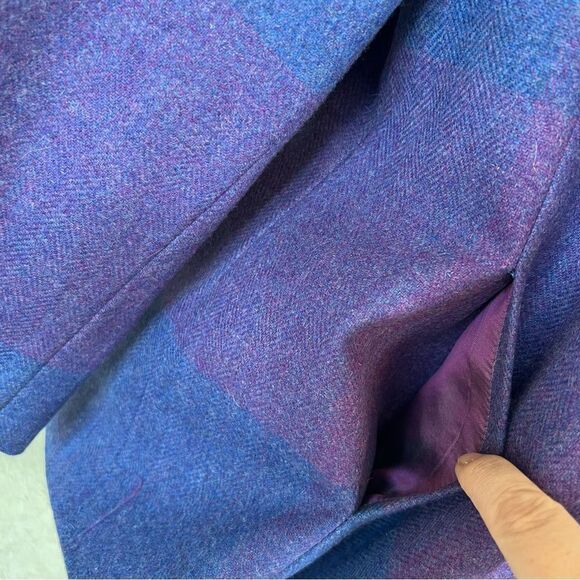 TRIONA DESIGN DONEGAL HANDWOVEN IRELAND WOOL ZIPPERED JACKET - Picture 8 of 12